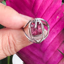 Azores- Rectangle Pink Topaz