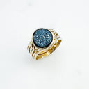 Rome-Deep  Blue Drusy